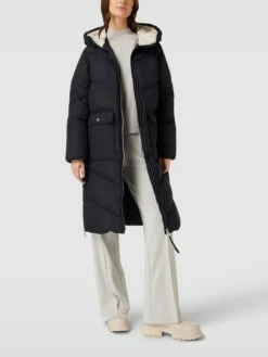 Tommy Hilfiger Steppmantel Mit Label-Stitching Modell 'SORONA' - Marineblau