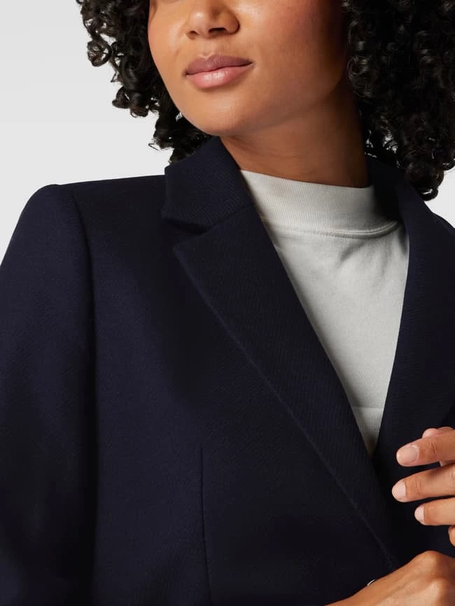 Tommy Hilfiger Mantel Mit Strukturmuster Modell 'Classic' - Marineblau 3 Tommy Hilfiger Mantel Mit Strukturmuster Modell 'Classic' - Marineblau – Bild 3