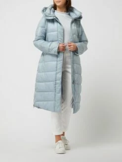 S.Oliver BLACK LABEL Steppmantel Mit Taillengürtel - Atmungsaktiv - Hellblau