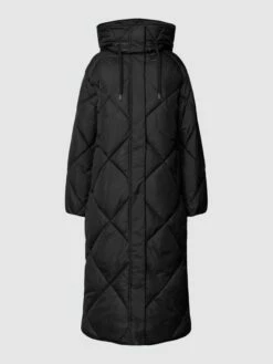 S.Oliver RED LABEL Steppmantel Mit Kapuze - Schwarz