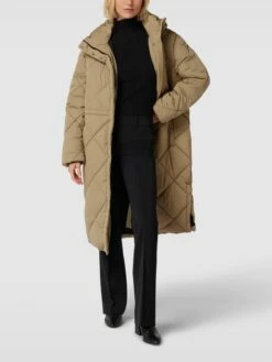 Jake*s Collection Mantel Mit Seitlichen Eingrifftaschen - Schlamm