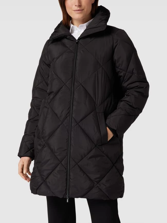 Vila Steppmantel Mit Stehkragen Modell 'VIADAYA' - Schwarz 4 Vila Steppmantel Mit Stehkragen Modell 'VIADAYA' - Schwarz – Bild 4