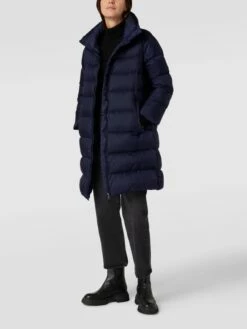 Weekend Max Mara Steppmantel Mit Eingrifftaschen - Marineblau