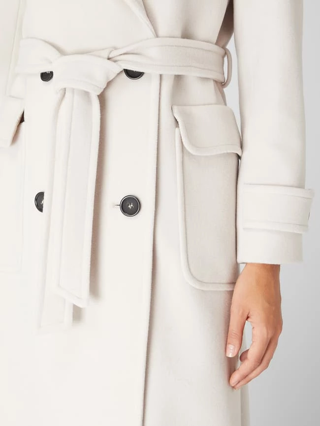 ICONS Cinzia Rocca Mantel Mit Kaschmir-Anteil - Offwhite 3 ICONS Cinzia Rocca Mantel Mit Kaschmir-Anteil - Offwhite – Bild 3