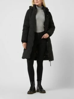 Ragwear Steppmantel Mit Kapuze Modell 'Rebelka' - Schwarz