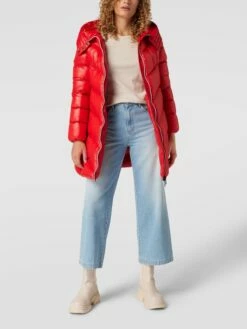 BOSS Mantel Mit Label-Patch Modell 'Petrana' - Hellrot