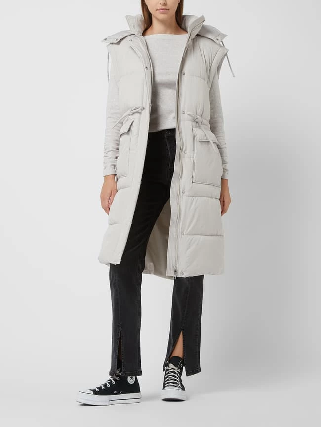 Tom Tailor Denim Steppmantel Mit Kapuze - Offwhite 4 Tom Tailor Denim Steppmantel Mit Kapuze - Offwhite – Bild 4