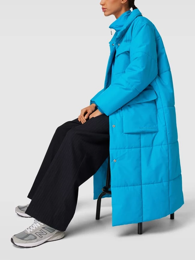 Marc O'Polo Denim Steppmantel Mit Stehkragen - Blau 1 Marc O'Polo Denim Steppmantel Mit Stehkragen - Blau