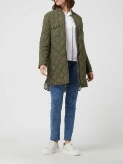 Fuchs Schmitt Light-Steppmantel Mit Stehkragen - Olivgrün