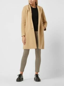 Milo Coats Wollmantel Mit Kapuze Modell 'Bella' - Camel
