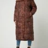 InWear Steppmantel Mit Leopardenmuster Modell 'Latisha' - Dunkelbraun