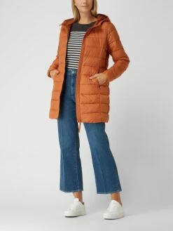 Tom Tailor Denim Steppmantel Mit Wattierung - Terrakotta