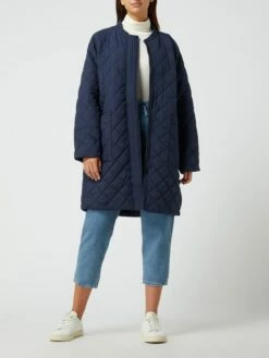 Esprit Steppmantel Mit Wattierung - Marineblau