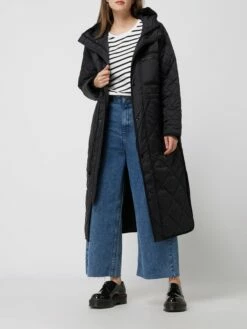 Second Female Steppmantel Mit Kapuze Modell 'Prudence' - Schwarz