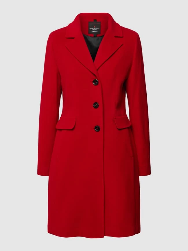 Fuchs Schmitt Mantel Mit Reverskragen - Rot 2 Fuchs Schmitt Mantel Mit Reverskragen - Rot – Bild 2