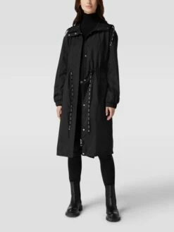 HUGO Mantel Mit Kapuze Modell 'FARISELLE' - Schwarz