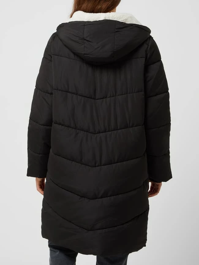 Nümph Steppmantel Mit Kapuze Modell 'Nucurtis' - Schwarz 5 Nümph Steppmantel Mit Kapuze Modell 'Nucurtis' - Schwarz – Bild 5