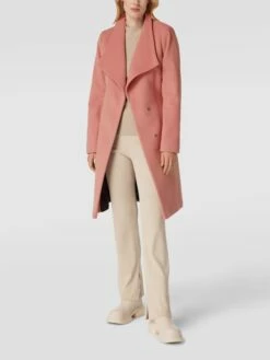 Fuchs Schmitt Mantel Mit Seitlichen Eingrifftaschen - Rosé