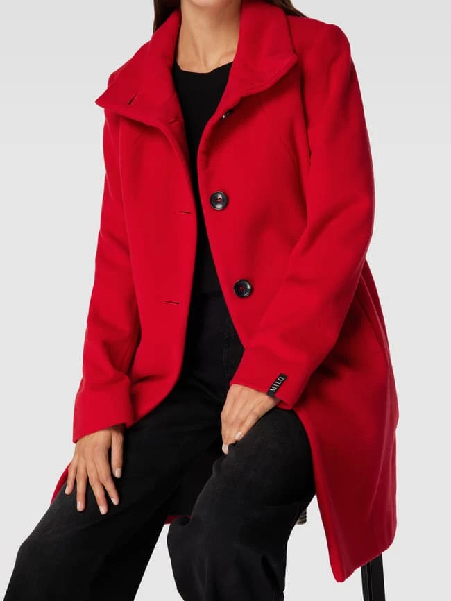 Milo Coats Mantel Mit Seitlichen Eingrifftaschen - Rot 3 Milo Coats Mantel Mit Seitlichen Eingrifftaschen - Rot – Bild 3