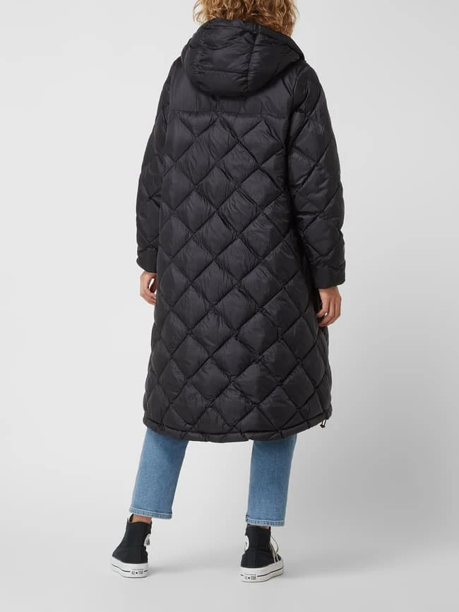 No.1 Como Steppmantel Mit Kapuze Modell 'Valeria' - Schwarz 4 No.1 Como Steppmantel Mit Kapuze Modell 'Valeria' - Schwarz – Bild 4