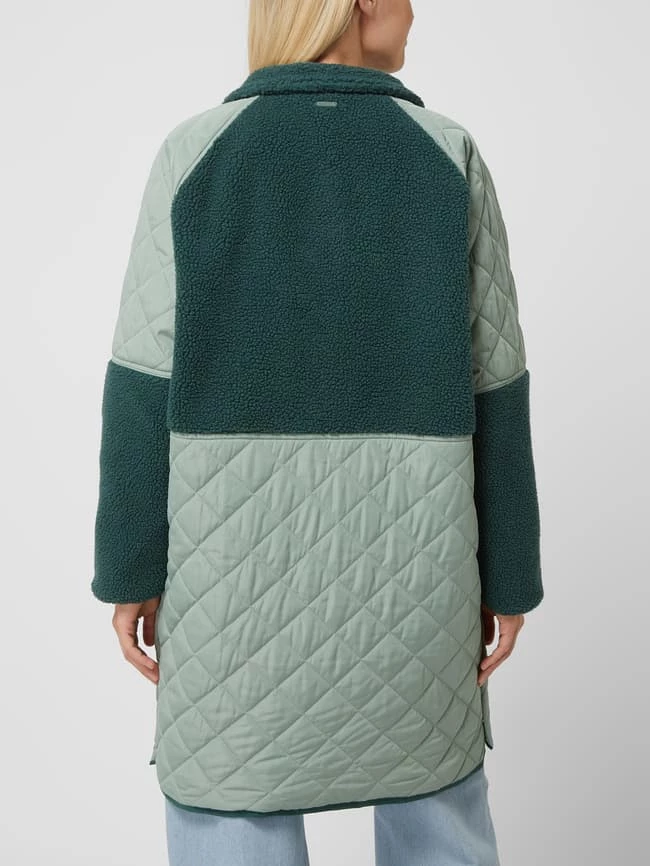 Tom Tailor Denim Steppmantel Mit Teddyfell - Dunkelgrün 5 Tom Tailor Denim Steppmantel Mit Teddyfell - Dunkelgrün – Bild 5