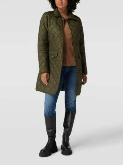 Polo Ralph Lauren Steppmantel Mit Label-Patch - Olivgrün