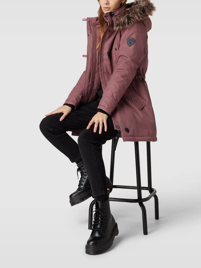 Only Parka Mit Kunstpelzkragen Modell 'ONLIRS' - Mauve 1 Only Parka Mit Kunstpelzkragen Modell 'ONLIRS' - Mauve