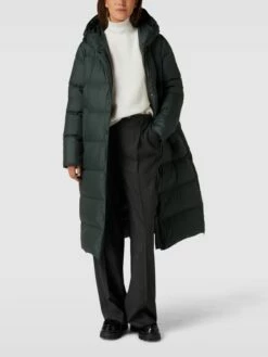 Marc O'Polo Daunenmantel Mit Kapuze - Dunkelgrün