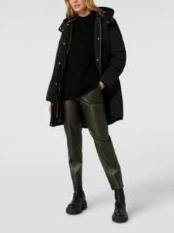 Scotch & Soda Mantel Mit Abnehmbarer Kapuze - Schwarz