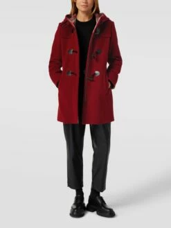 Gil Bret Dufflecoat Mit Seitlichen Eingrifftaschen Modell 'Dahlia' - Rot