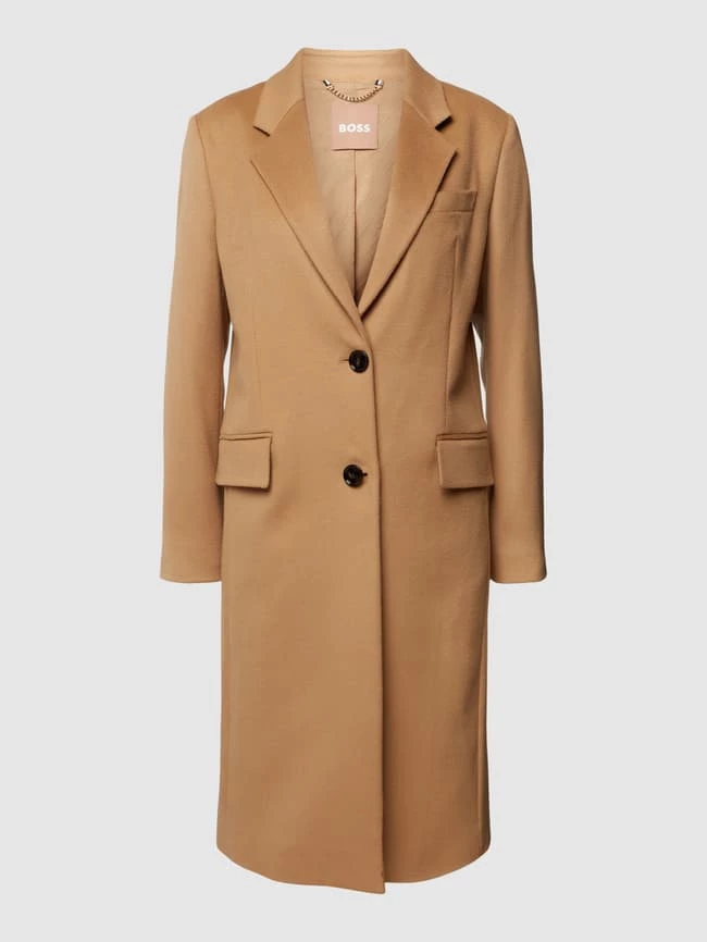 BOSS Mantel Mit Kurzer Knopfleiste Modell 'Catara' - Camel 2 BOSS Mantel Mit Kurzer Knopfleiste Modell 'Catara' - Camel – Bild 2