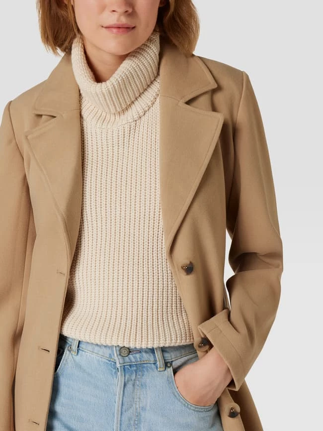 Vila Mantel Mit Taillenband Modell 'VIPOKO' - Sand 3 Vila Mantel Mit Taillenband Modell 'VIPOKO' - Sand – Bild 3