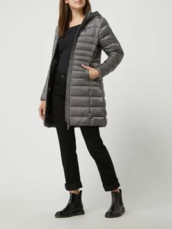 SAVE THE DUCK Steppmantel Mit Wattierung Modell 'Camille' - Wasserabweisend - Mittelgrau