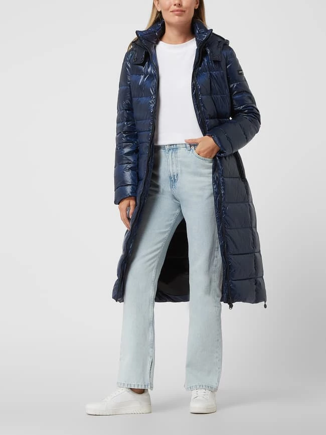 Frieda & Freddies Daunenmantel Mit Abnehmbarer Kapuze - Marineblau 5 Frieda & Freddies Daunenmantel Mit Abnehmbarer Kapuze - Marineblau – Bild 5