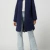 JUST FEMALE Steppmantel Mit Eingrifftaschen Modell 'Wish' - Marineblau
