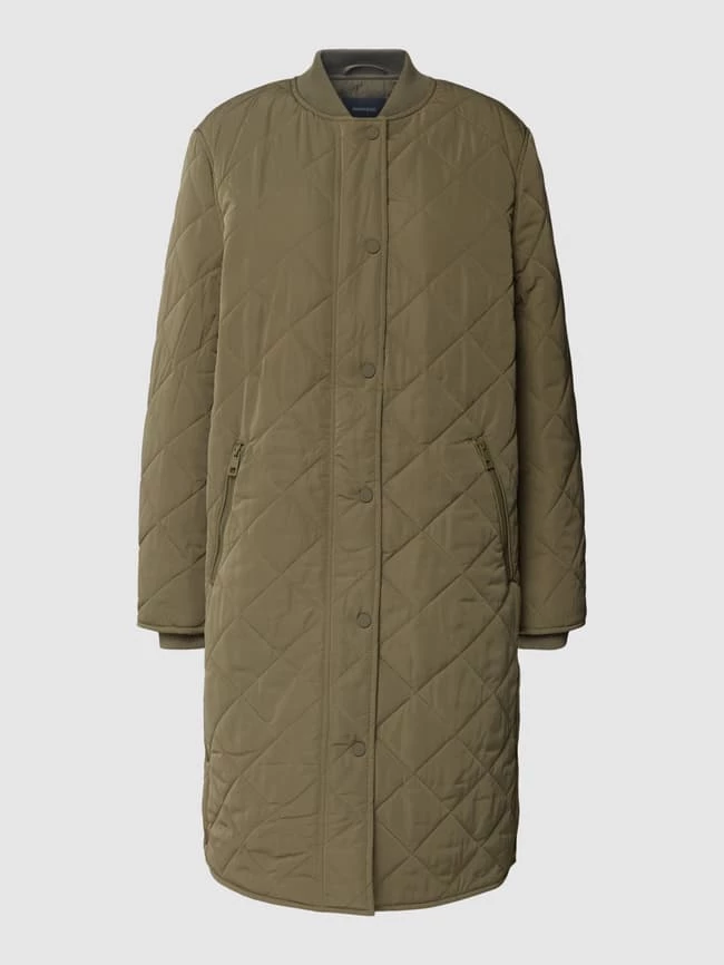 Montego Steppmantel Mit Seitlichen Eingrifftaschen - Olivgrün 2 Montego Steppmantel Mit Seitlichen Eingrifftaschen - Olivgrün – Bild 2