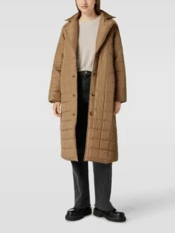 Gina Tricot Mantel Mit Taillengürtel Modell 'JAJA' - Beige