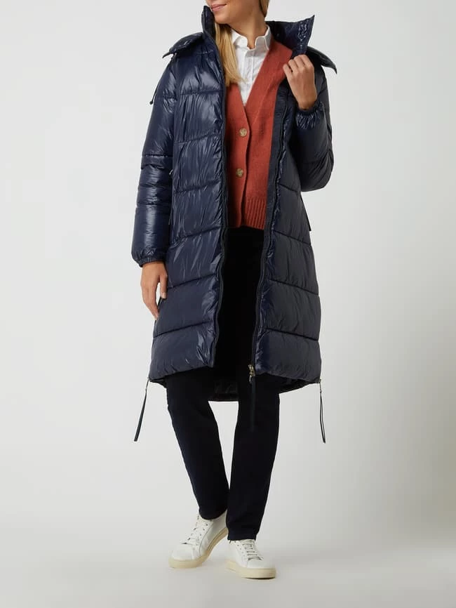 JOOP! Steppmantel Mit Abnehmbarer Kapuze Modell 'Orah' - Marineblau 1 JOOP! Steppmantel Mit Abnehmbarer Kapuze Modell 'Orah' - Marineblau