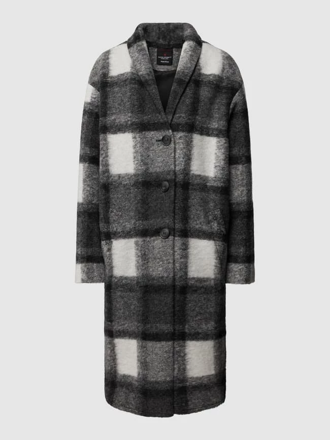 Fuchs Schmitt Mantel Mit Allover-Muster - Schwarz 2 Fuchs Schmitt Mantel Mit Allover-Muster - Schwarz – Bild 2