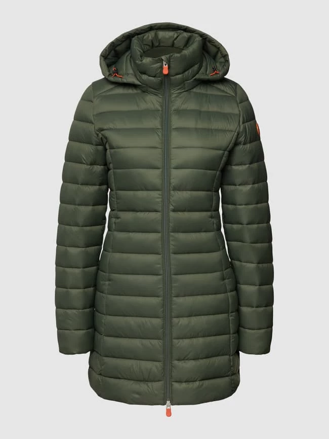 SAVE THE DUCK Steppmantel Mit Abnehmbarer Kapuze Modell 'Carol' - Olivgrün 2 SAVE THE DUCK Steppmantel Mit Abnehmbarer Kapuze Modell 'Carol' - Olivgrün – Bild 2