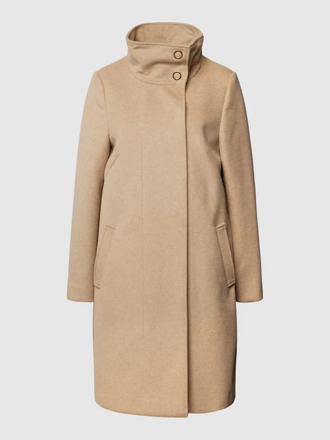 S.Oliver BLACK LABEL Mantel Mit Stehkragen - Camel 2 S.Oliver BLACK LABEL Mantel Mit Stehkragen - Camel – Bild 2