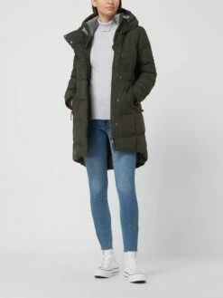 Ragwear Steppmantel Mit Kapuze Modell 'Pavla' - Olivgrün