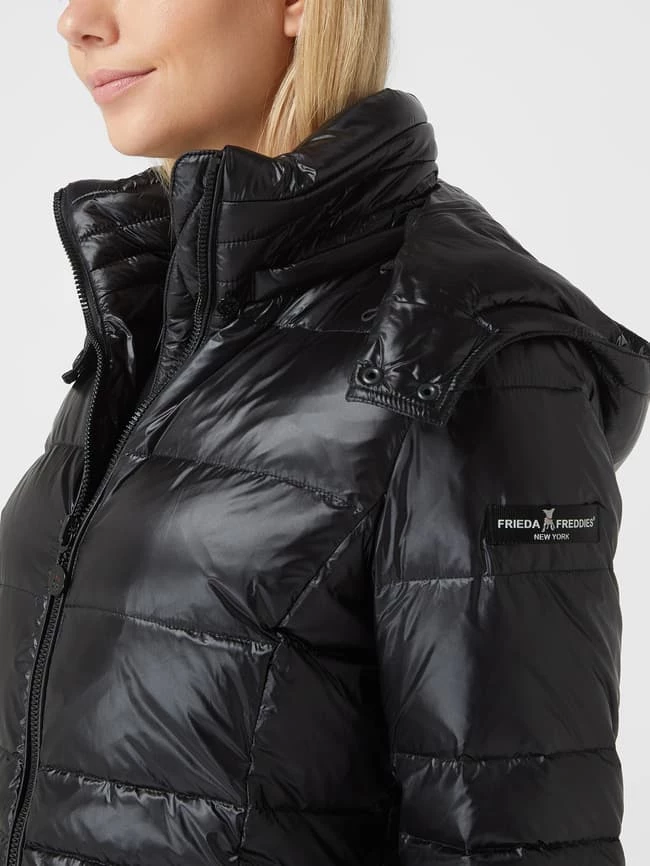 Frieda & Freddies Daunenmantel Mit Abnehmbarer Kapuze - Schwarz 3 Frieda & Freddies Daunenmantel Mit Abnehmbarer Kapuze - Schwarz – Bild 3
