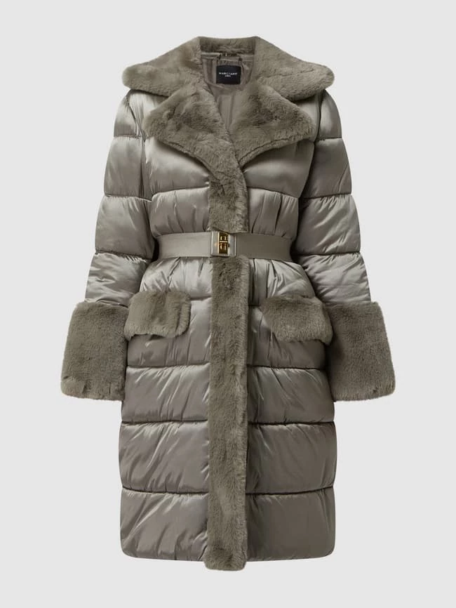 Marciano Guess Steppmantel Mit Webpelzbesatz Modell 'Bessie' - Schlamm 2 Marciano Guess Steppmantel Mit Webpelzbesatz Modell 'Bessie' - Schlamm – Bild 2