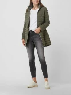 G.I.G.A. DX Steppmantel Mit Abnehmbarer Kapuze Modell 'Bacarya' - Olivgrün