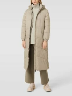 Vero Moda Outdoor Steppmantel Mit Kapuze Modell 'UPPSALA' - Stein