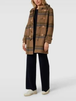 Lauren Ralph Lauren Mantel Mit Glencheck-Muster - Beige