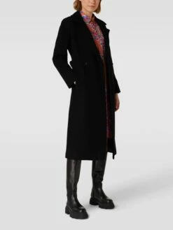 Christian Berg Woman Selection Mantel Mit Seitlichen Eingrifftaschen - Schwarz