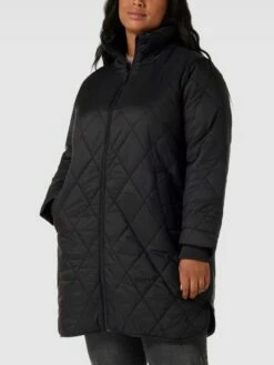 KAFFE Curve PLUS SIZE Steppmantel Mit Stehkragen Modell 'KCLISANNA COAT' - Schwarz -WINTERMÄNTEL Verkaufs-Shop 98s52jhp6ooj4e1m9p3lch2f857j8khl6orkija86daj4h27ah2j6caa8gsjgjph69b54gq38h85ch236h3m6dr16hj30e9m61gjap9kcdimae1i75gjip9lcgrj2o9m68p68d8