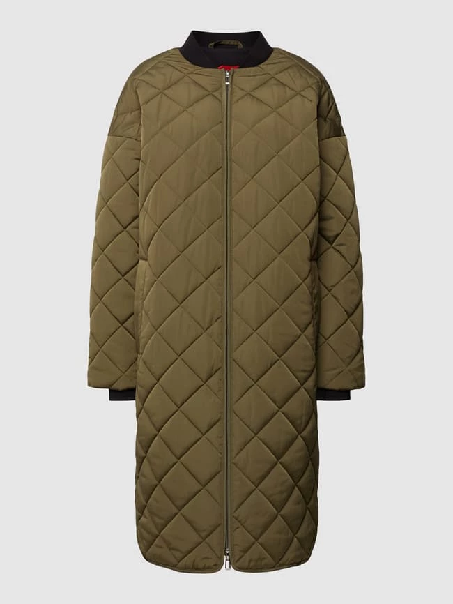 HUGO Steppmantel Mit Eingrifftaschen Modell 'Ferina' - Khaki 2 HUGO Steppmantel Mit Eingrifftaschen Modell 'Ferina' - Khaki – Bild 2